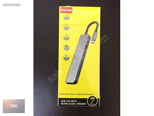 USB C MULTIFONCTION ADAPTER 7 PORTS